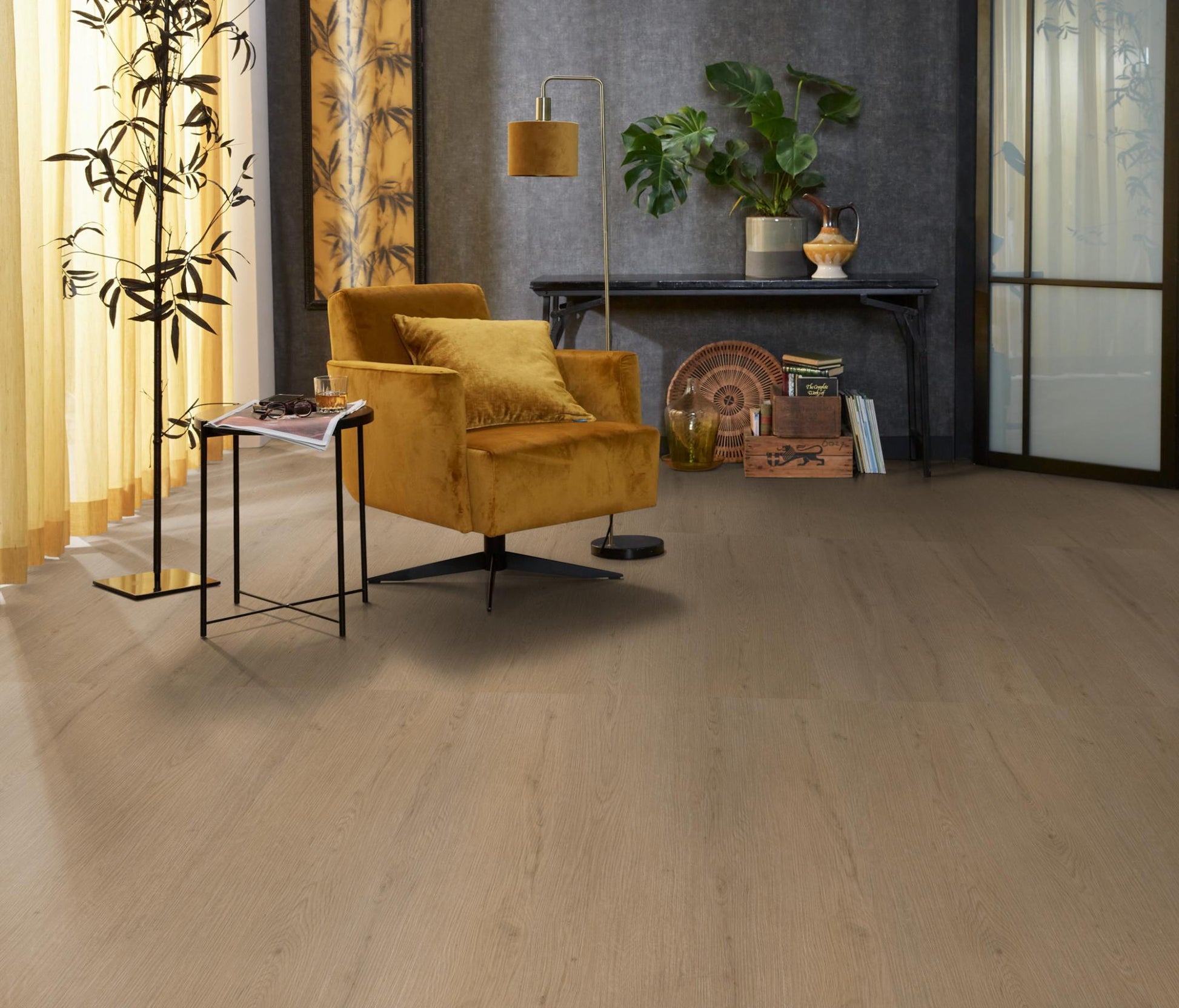 Floorlife Barnet Natural Oak 8513 Dryback PVC Rechte Stroken - Solza.nl