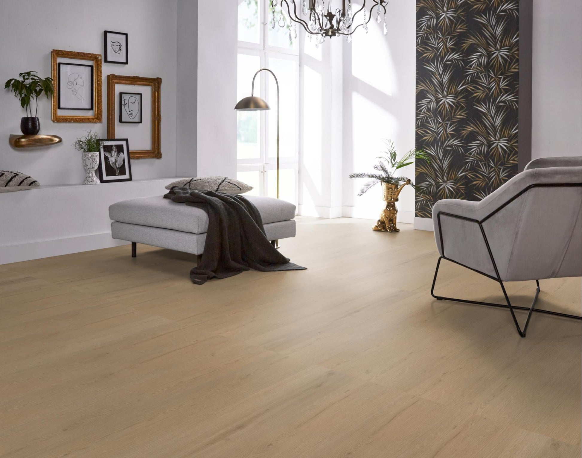 Floorlife Barnet Natural Oak 8513 Dryback PVC Rechte Stroken - Solza.nl
