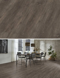Floorlife Click PVC Bankstown Dark Grey 3619 SRC - Rechte stroken 122x22.8 cm Donkergrijs / Antraciet - Solza.nl
