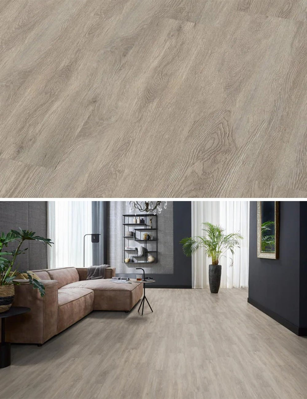 Floorlife Click PVC Bankstown Gris Clair 3611 SRC - Solza.fr