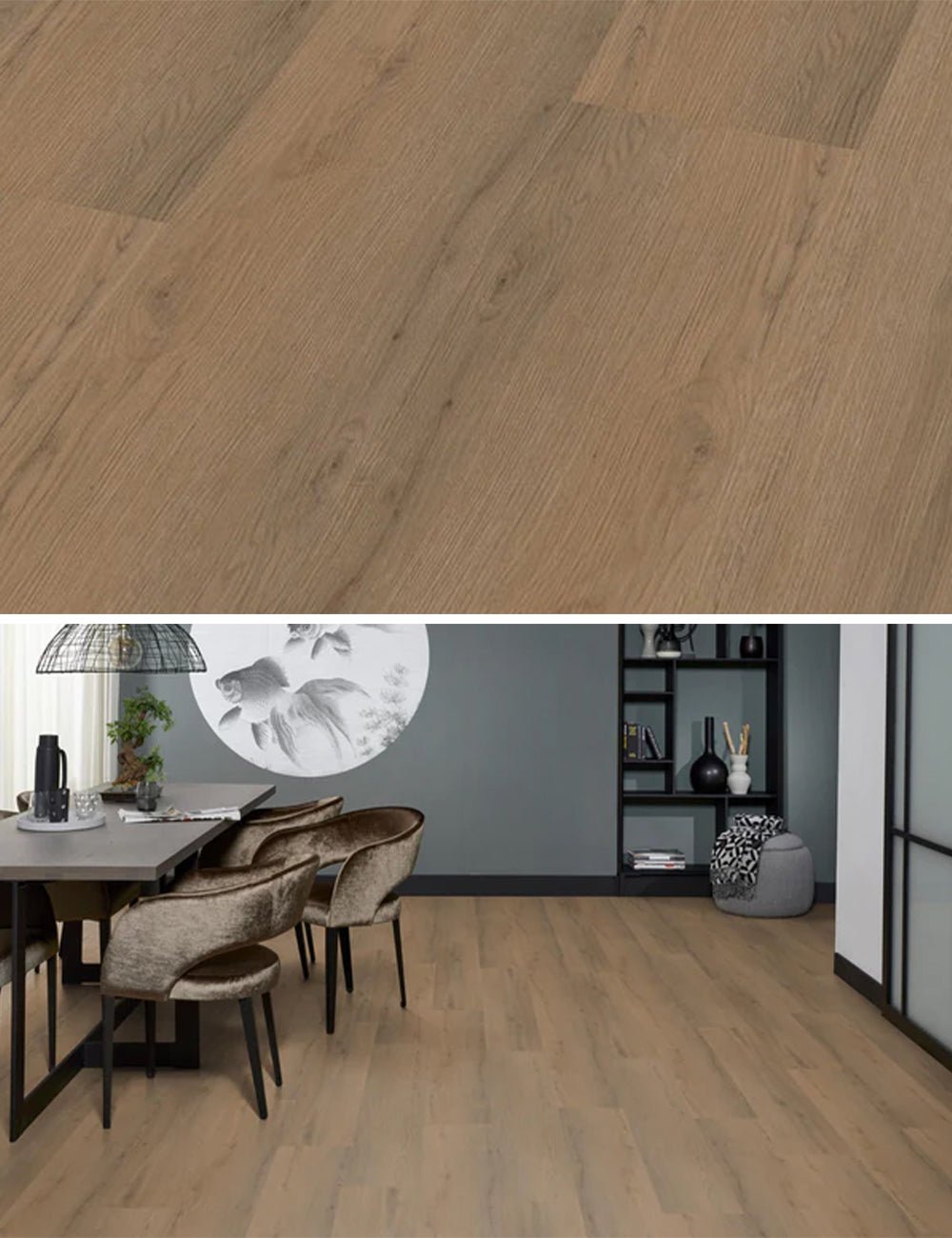 Floorlife Click PVC Barnet Dark Oak 8611 - Solza.fr