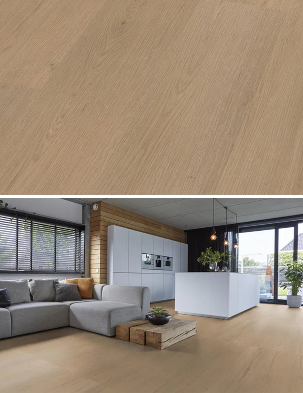 Floorlife Click PVC Barnet Chêne Naturel 8613 - Solza.fr