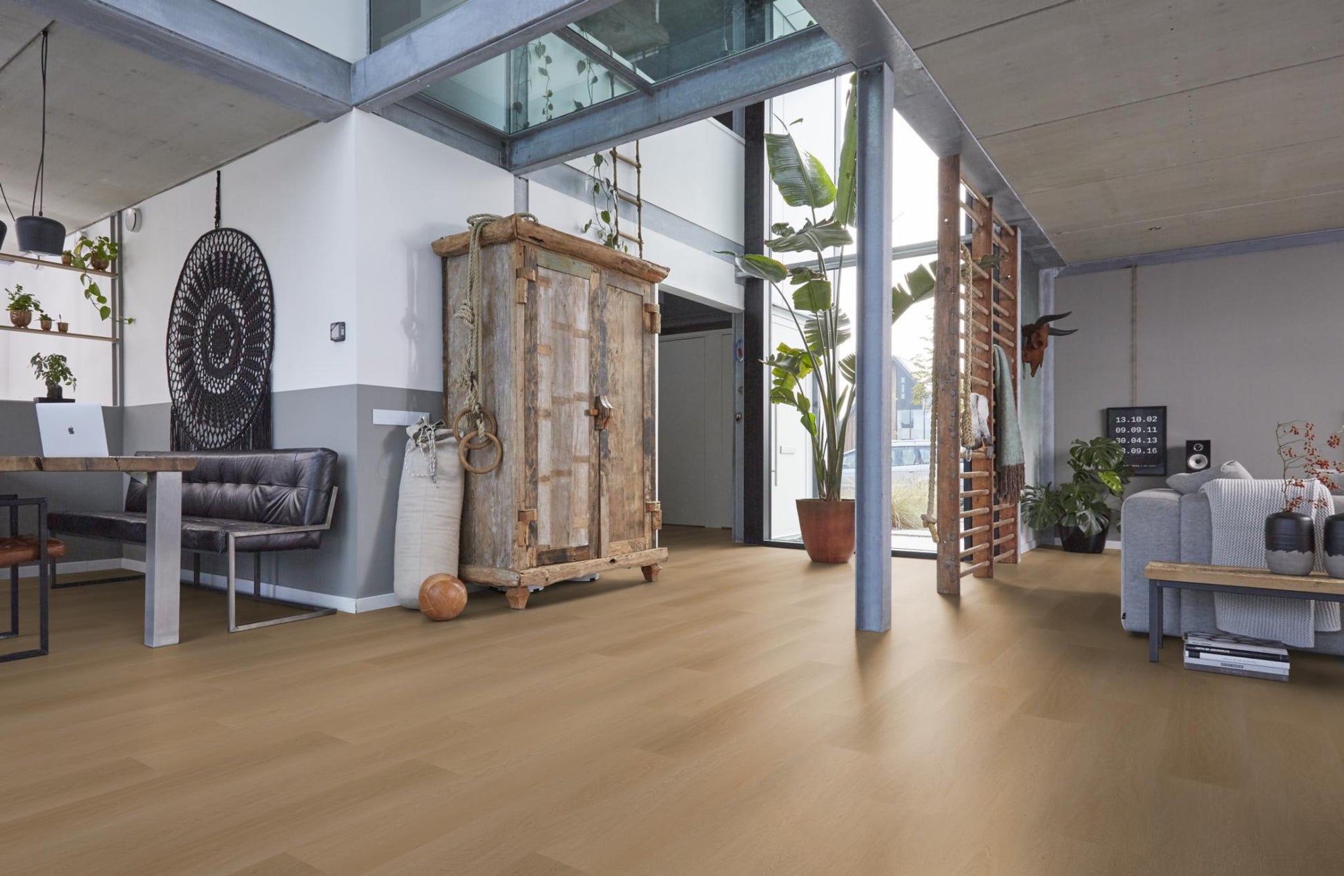 Floorlife Click PVC Fulham Dark Oak 1611 SRC - noestvrij strak design - Solza.nl