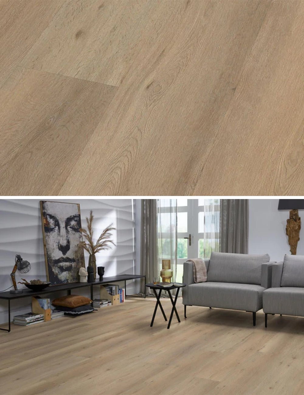 Floorlife Click PVC Leyton Chêne Naturel 2822 SRC - Solza.fr