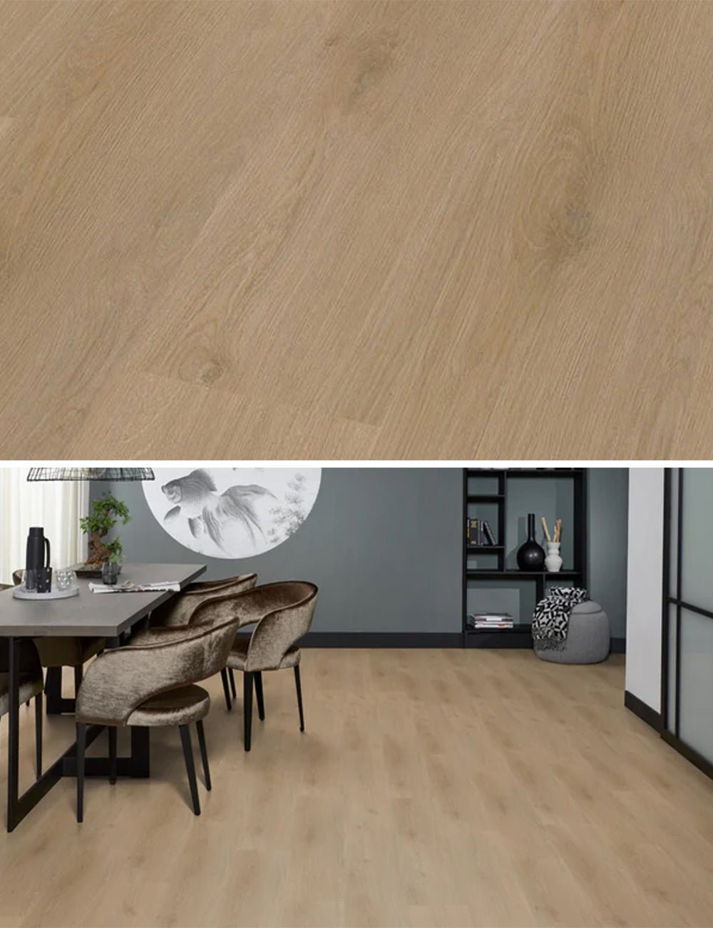 Floorlife Click PVC Merton Chêne Naturel 7512 - Solza.fr