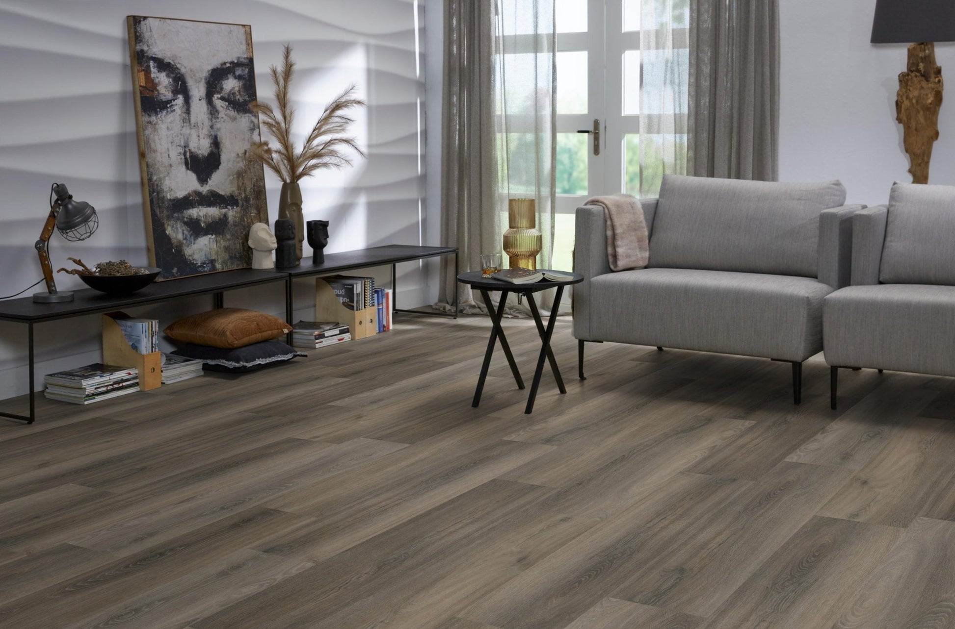 Floorlife Click PVC Paddington Dark Grey 5506 SRC - Donkergrijze vloer - Solza.nl