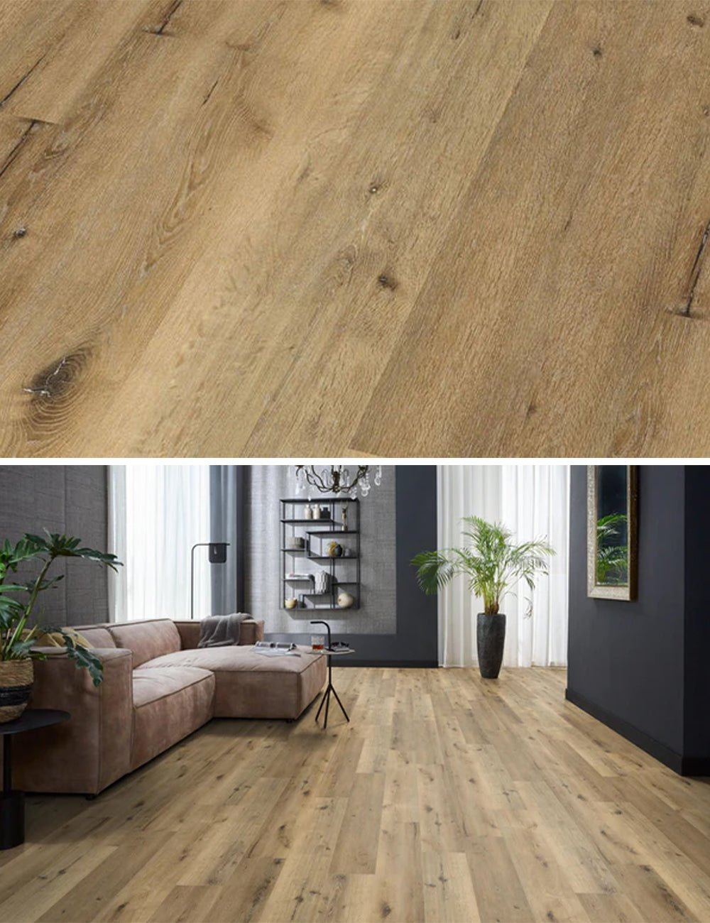 Floorlife Click PVC Sydney Harbour Dark Oak 2904 SRC - Rustique foncé - Solza.fr