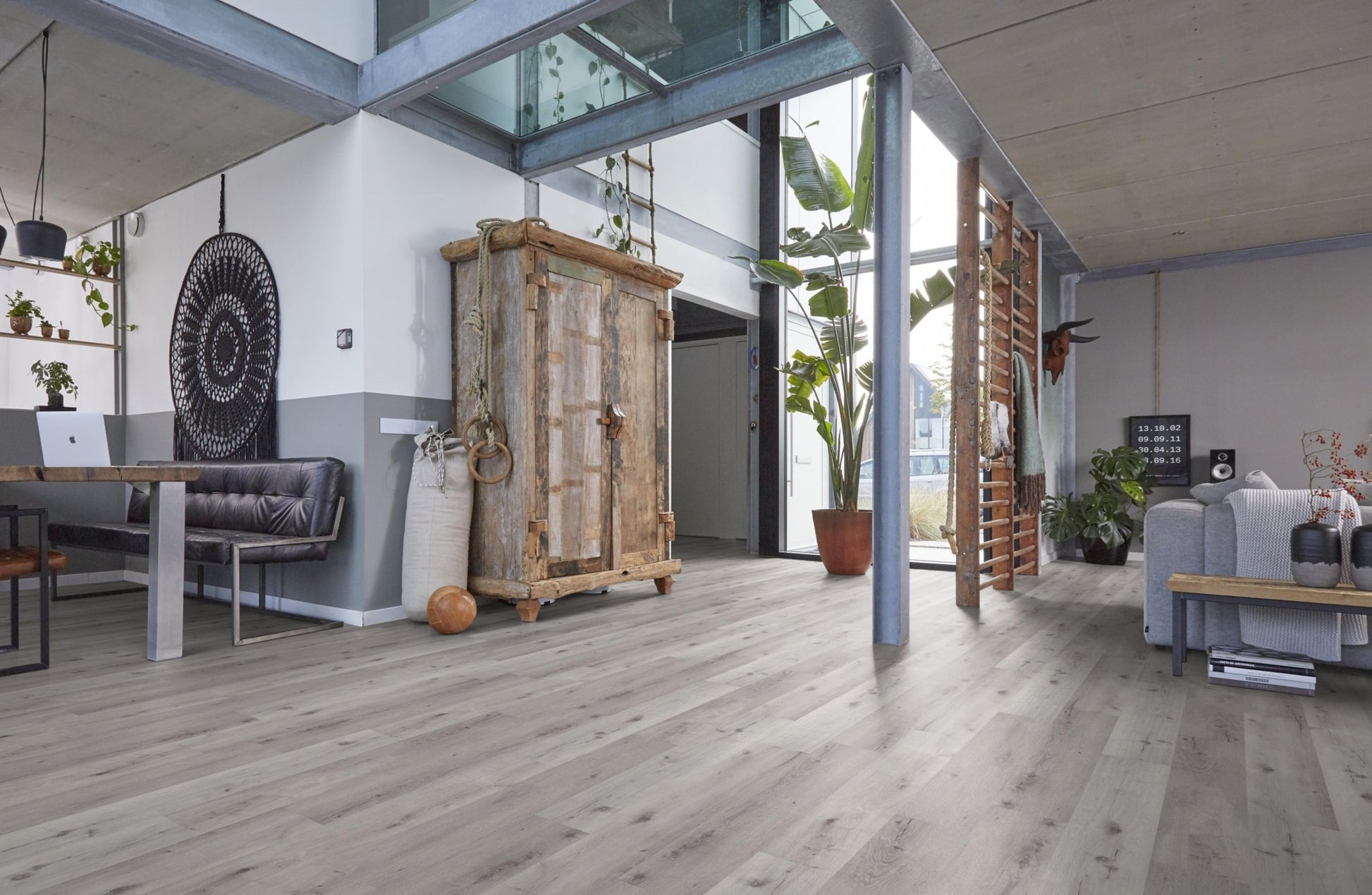 Floorlife Click PVC Sydney Harbour Light Grey 2913 SRC - Solza.nl