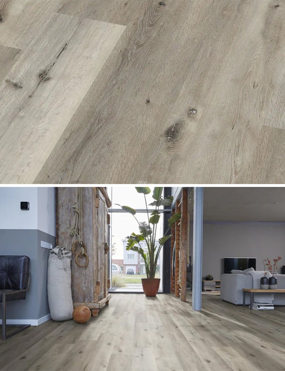 Floorlife Click PVC Sydney Harbour Smoky 2905 SRC - Gris rustique - Solza.fr