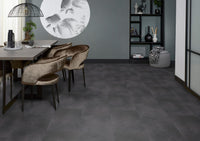 Floorlife Click PVC Tegel Southwark Anthracite 4310 - Antraciet zwart 91.4 x 45.7 cm - Solza.nl