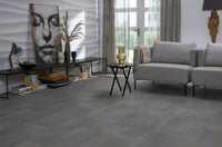 Floorlife Click PVC Tegel Southwark Dark Grey 4311 - Donkergrijs 91.4x45.7 cm - Solza.nl