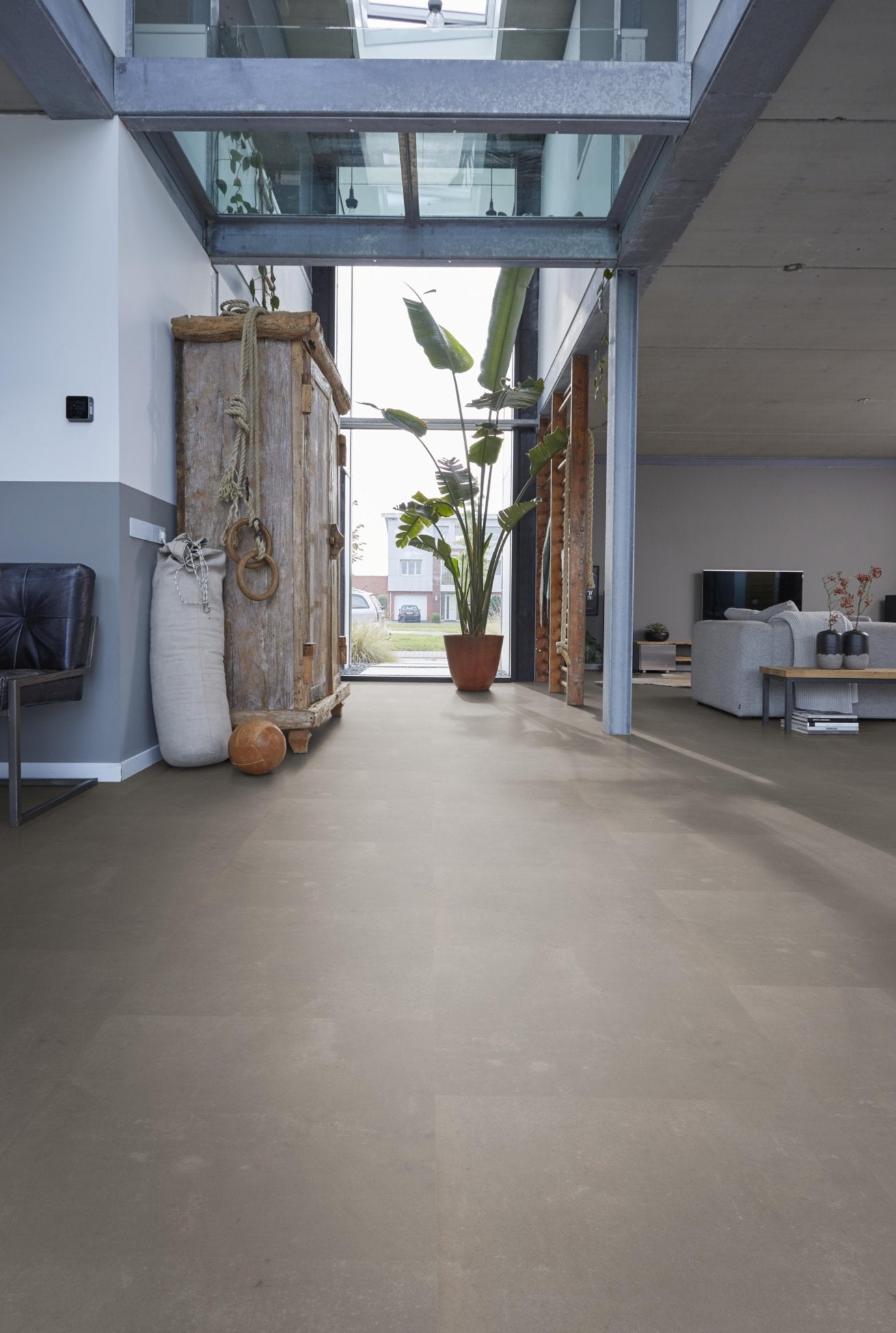 Floorlife Click PVC Tegel Victoria Light Grey 6211 SRC - Vloertegel 61 x 61 cm - Solza.nl