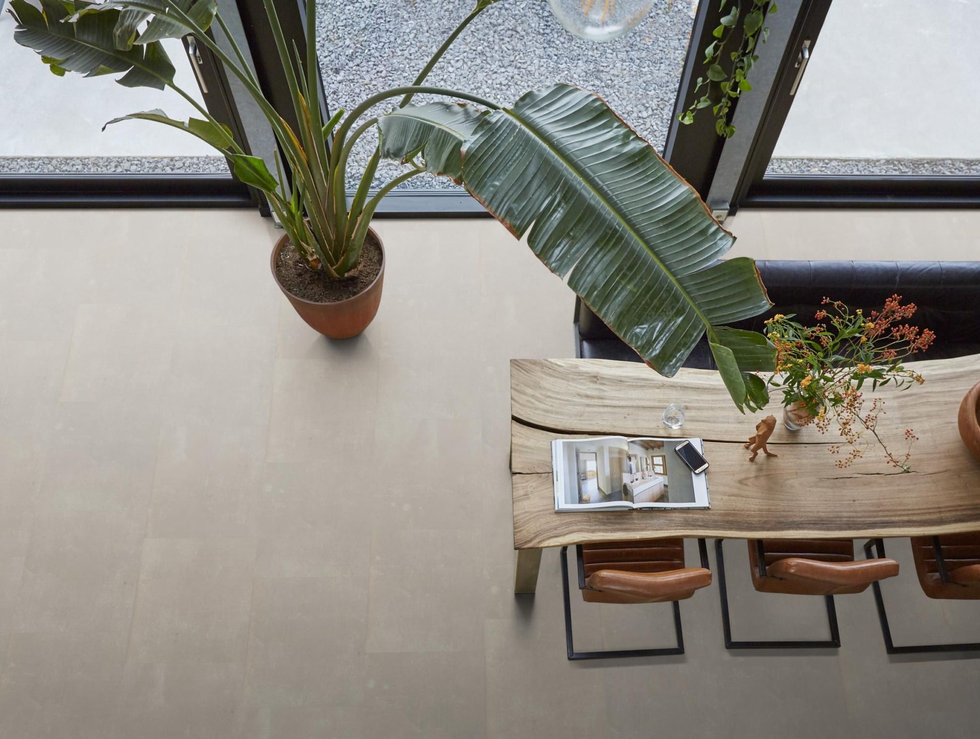 Floorlife Click PVC Tegel Westminster XL Beige 6200 SRC - Vloertegel pvc 81.20 x 40.6 cm - Solza.nl