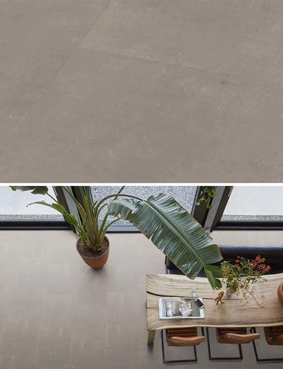 Floorlife Click PVC Tegel Westminster XL Taupe 6201 SRC - 81.2 x 40.6 cm - Solza.nl