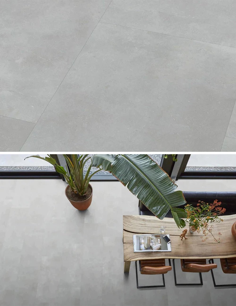 Floorlife Ealing Light Grey 7313 Tegel Dryback PVC - Solza.nl