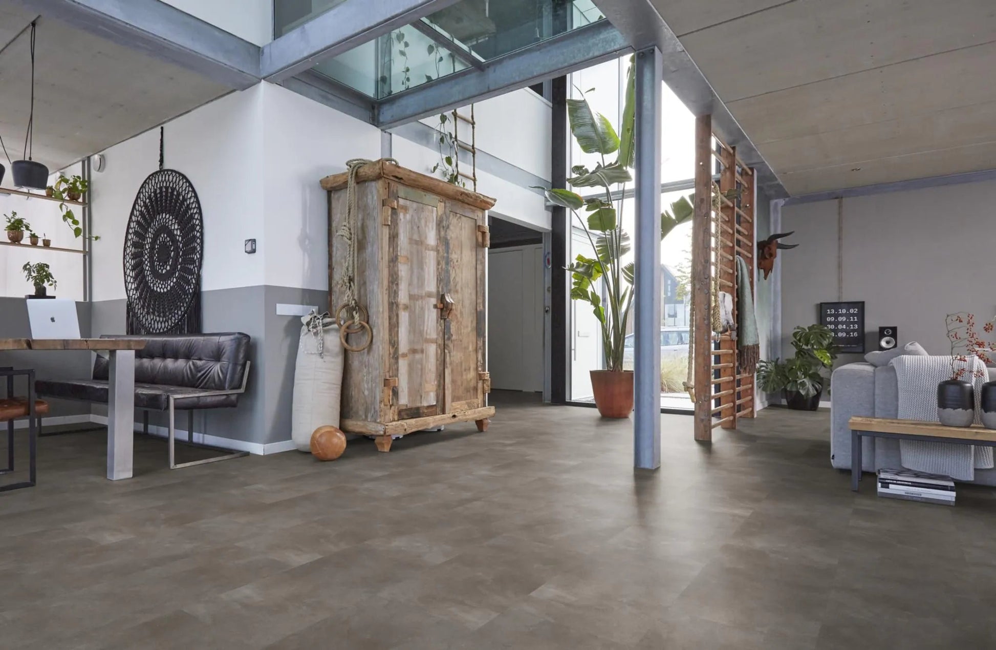 Floorlife Ealing Warm Grey 7310 Tegel Dryback PVC - Solza.nl