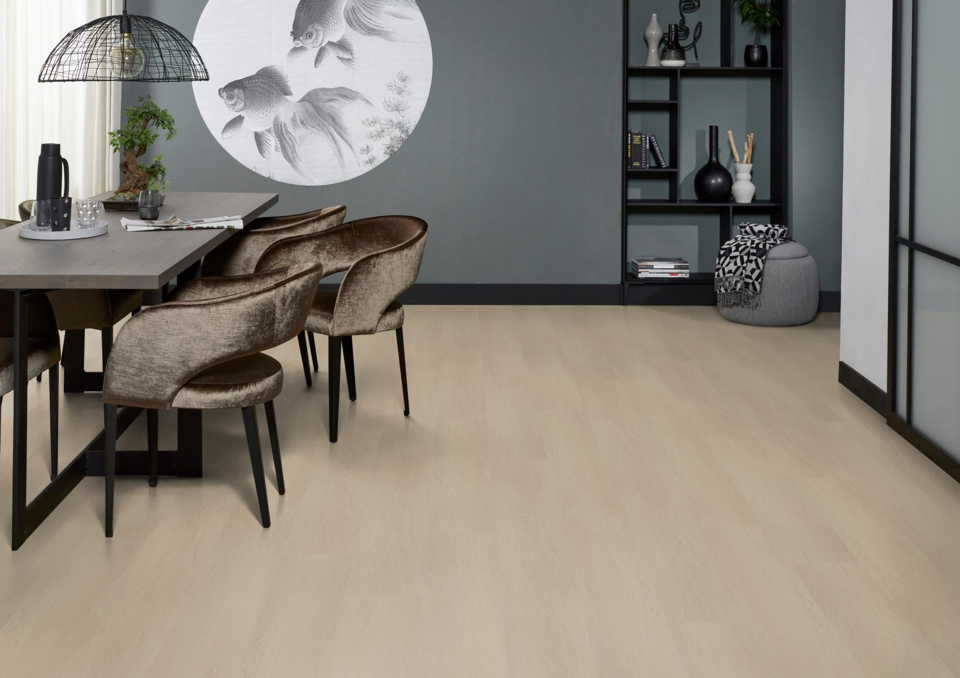 Floorlife Fulham Beige 1613 Dryback PVC Rechte Stroken - Solza.nl