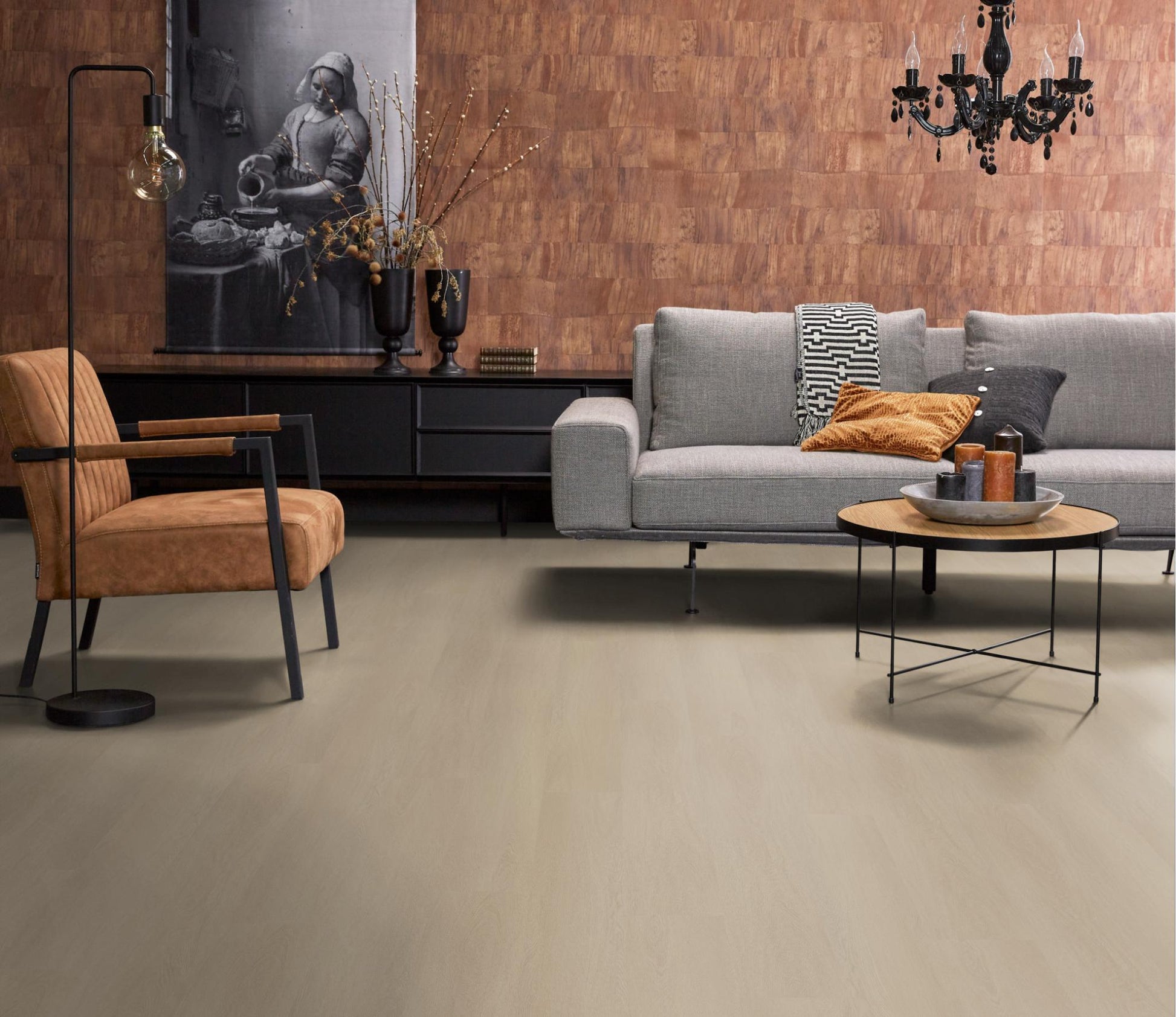 Floorlife Fulham Beige 1613 Dryback PVC Rechte Stroken - Solza.nl