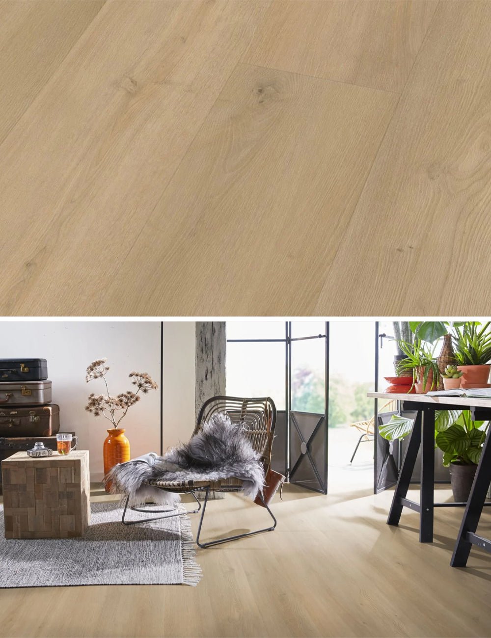 Floorlife Greenwich Beige 1910 Dryback PVC - Solza.fr