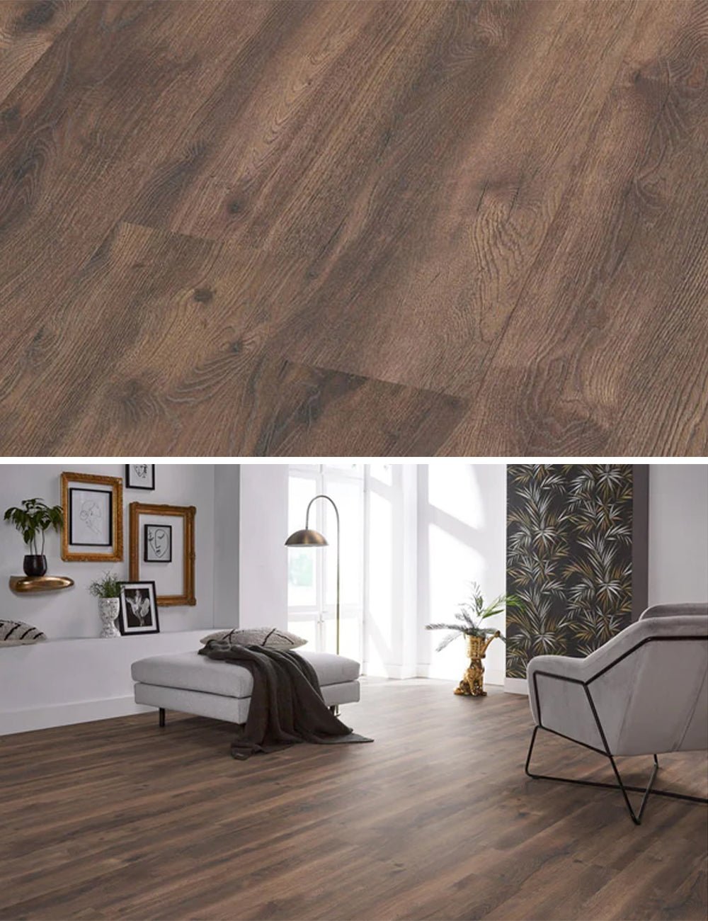 Floorlife Laminaat Houtlook Inwood Eiken Donker Gerookt 2424 - Solza.nl