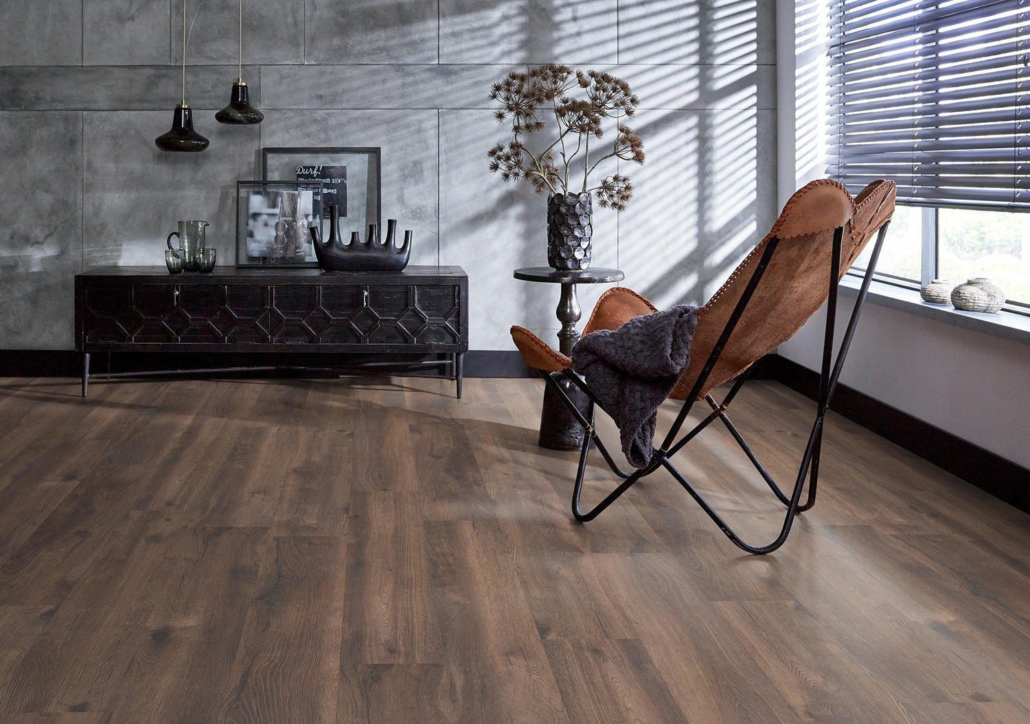 Floorlife Laminaat Houtlook Inwood Eiken Donker Gerookt 2424 - Solza.nl