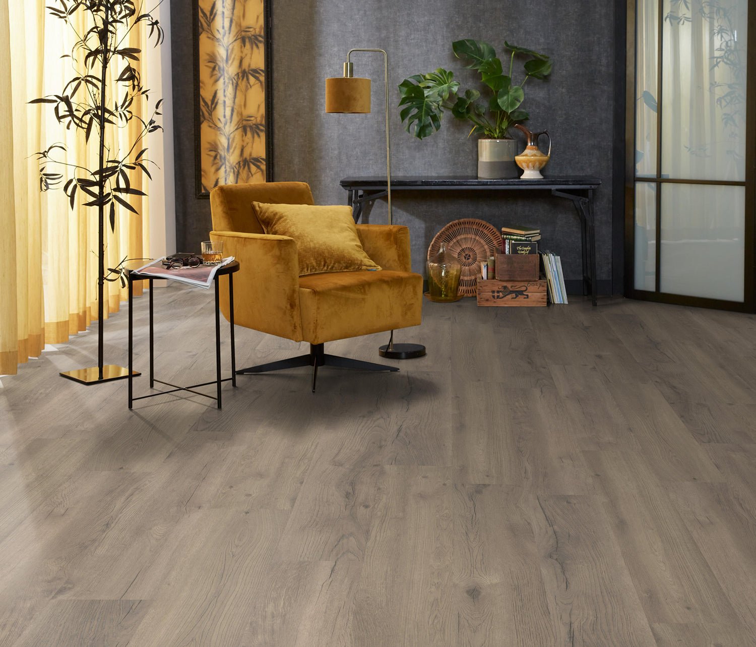 Floorlife Laminaat Houtlook Inwood Eiken Donkergrijs 2427 - Solza.nl