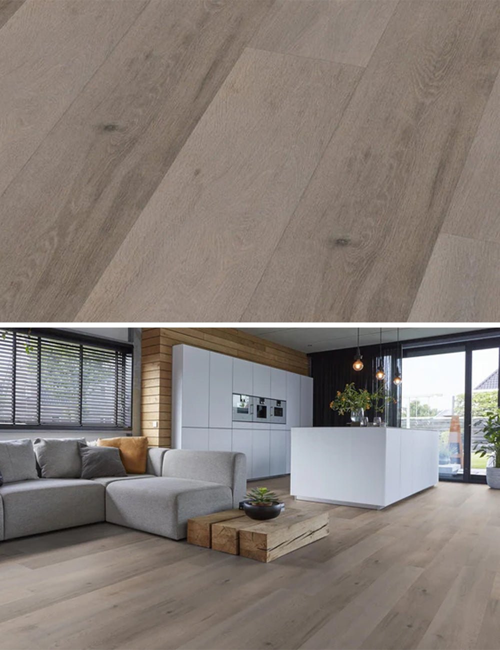 Floorlife Stratifié Woodlook Manhatten Grey Oak 8605 - Solza.fr