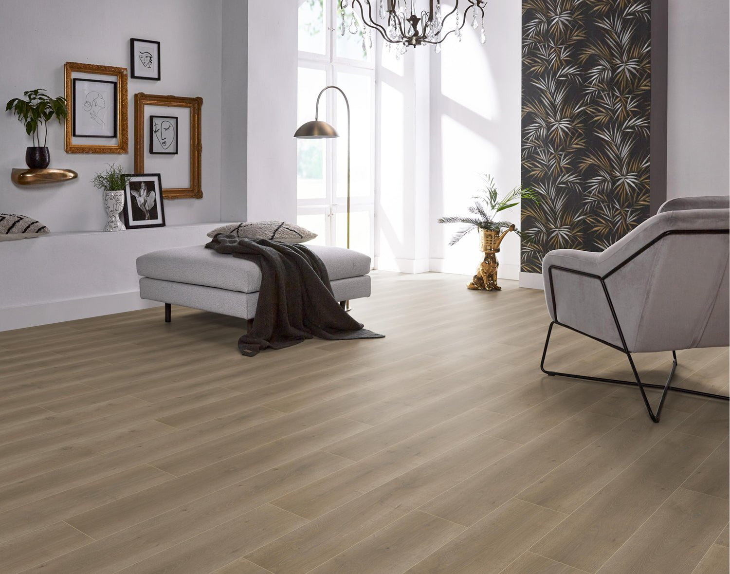 Floorlife Laminaat Houtlook Queens Naturel Bruin Eiken 6402 - Solza.nl