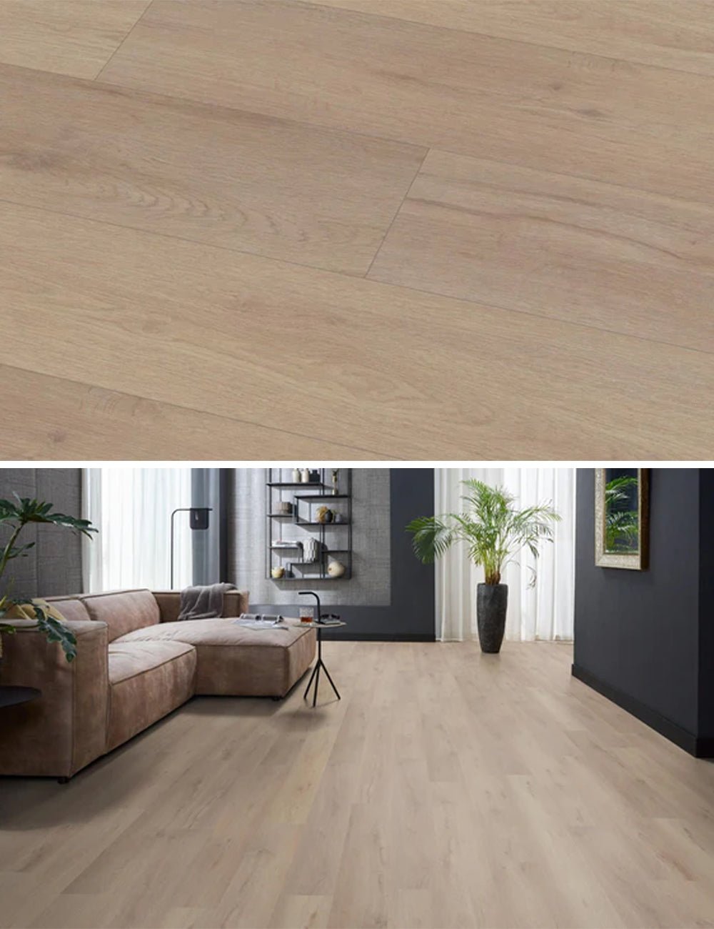 Floorlife Stratifié Livingston Light Beige Oak 0282 - Solza.fr