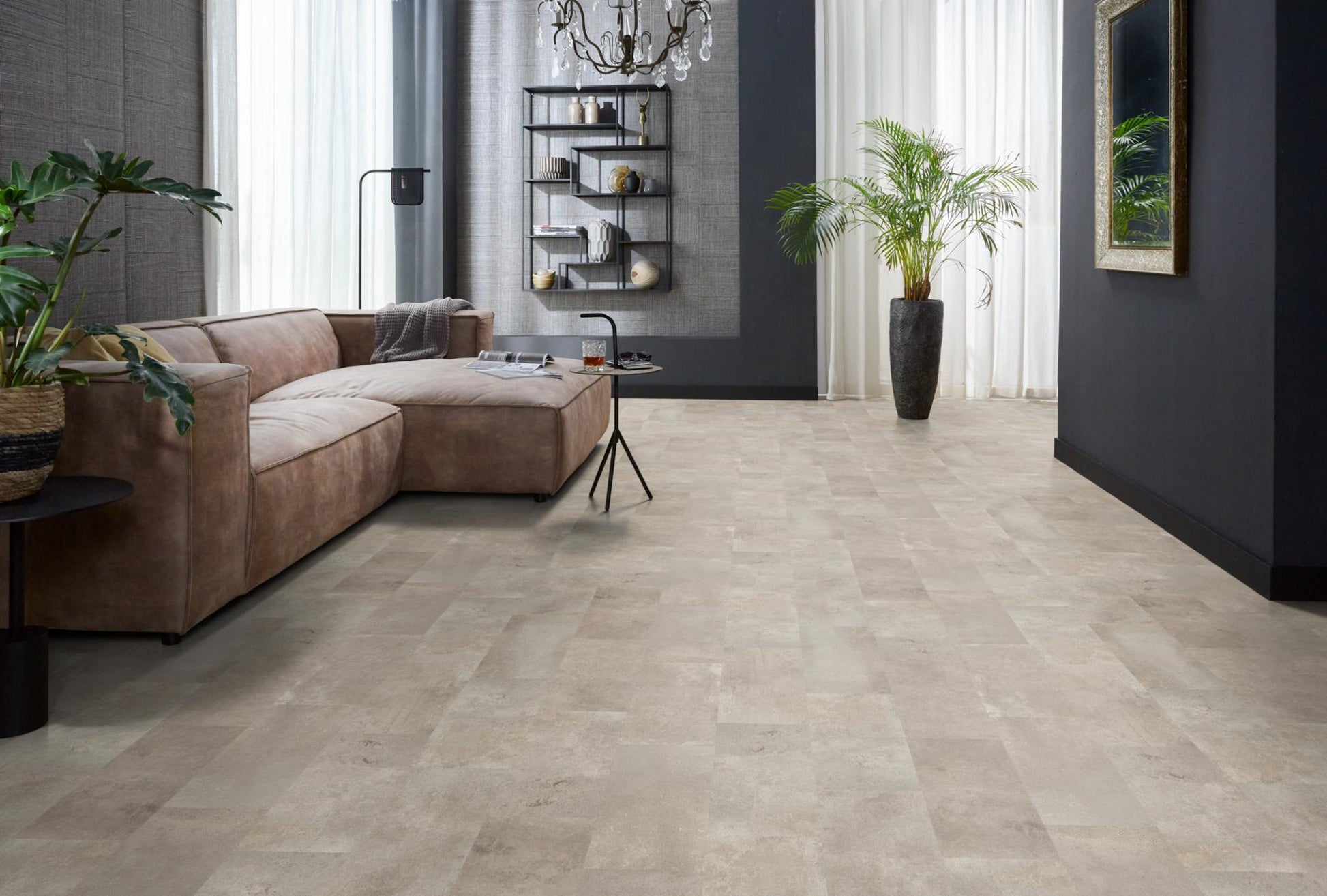 Floorlife Carrelage stratifié Madison Square Aqua Sand 6401 - Solza.fr