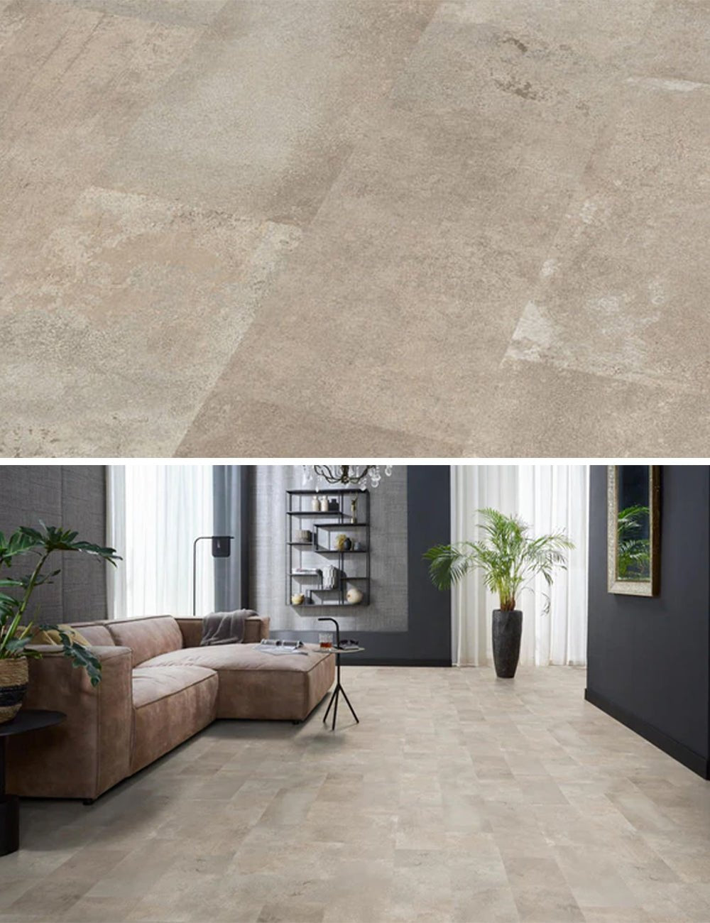 Floorlife Carrelage stratifié Madison Square Aqua Sand 6401 - Solza.fr