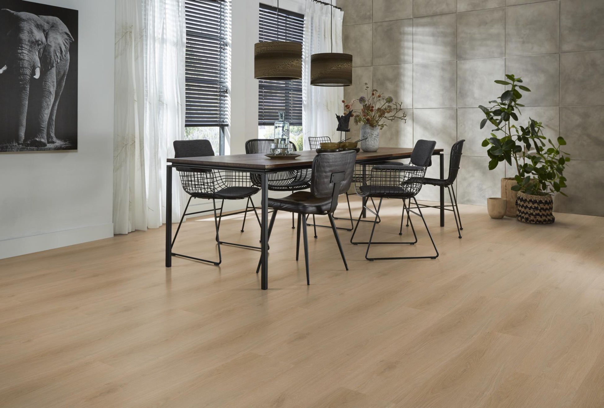 Floorlife Merton Natural Oak 7512 Dryback PVC Rechte Stroken - Solza.nl