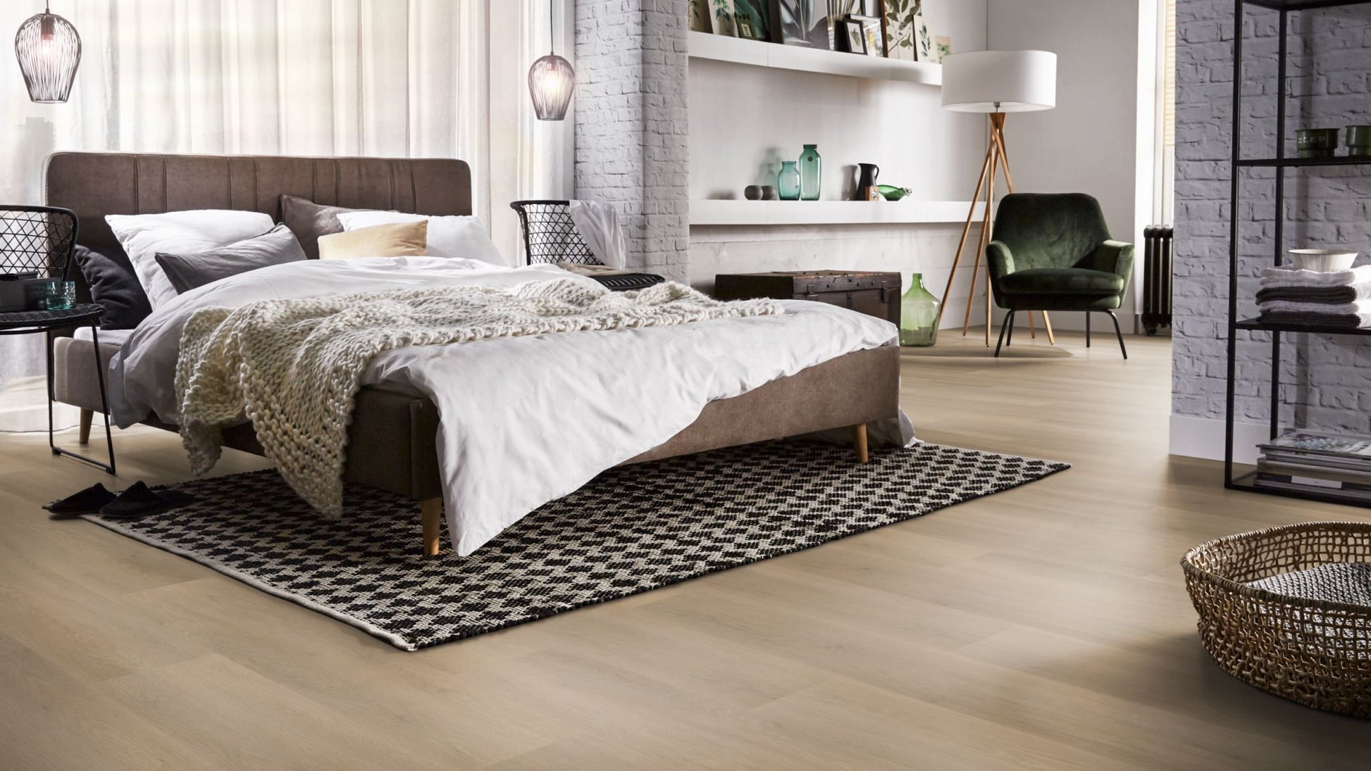 Floorlife Newham Beige 8311 Dryback PVC Rechte Stroken - Solza.nl