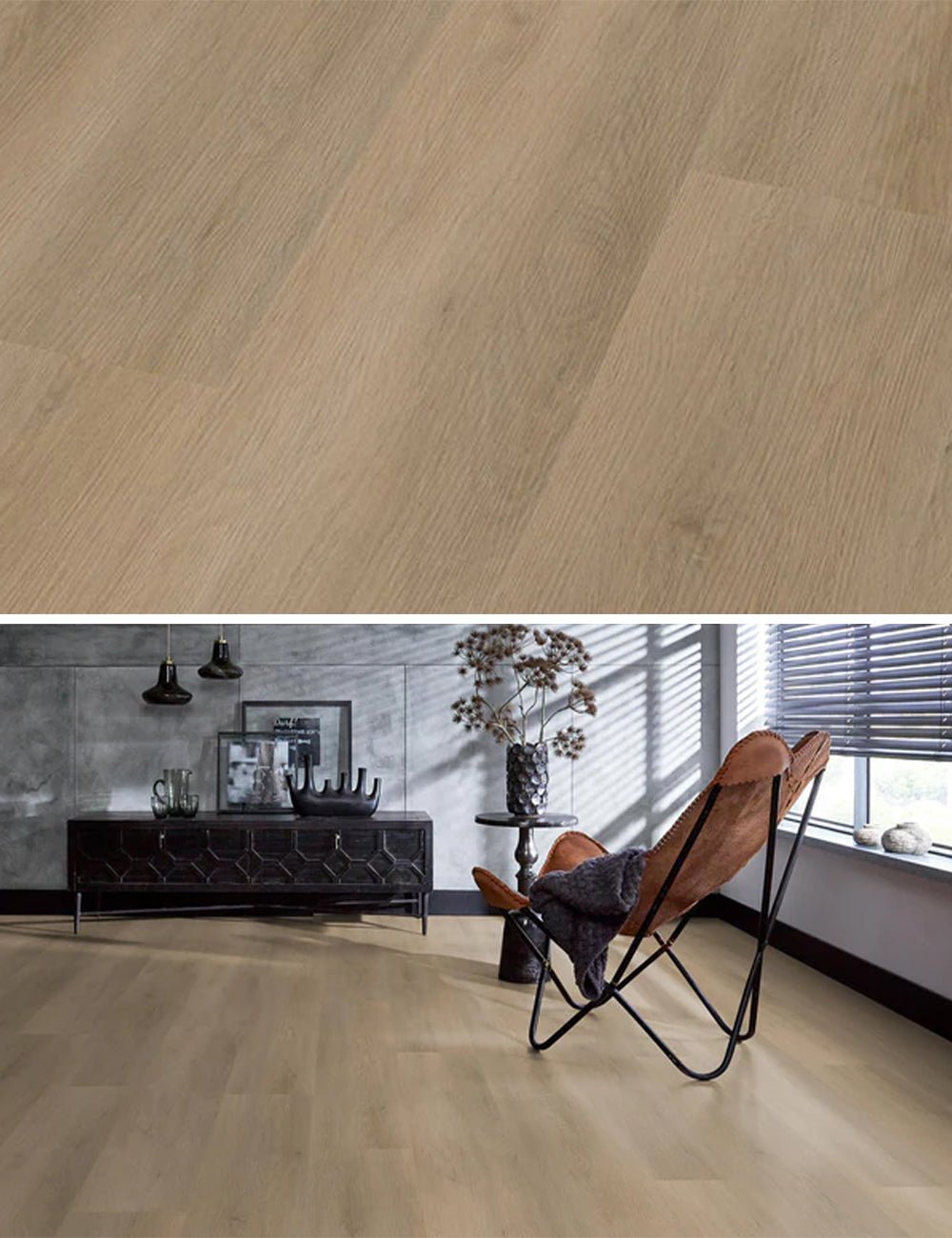 Floorlife Newham Natural Oak 8313 Dryback PVC Straight Strips - Solza.fr