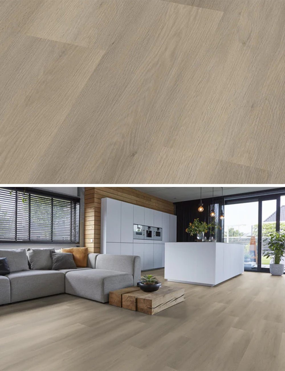 Floorlife Newham Smoky 8312 Dryback PVC Straight Strips - Solza.fr