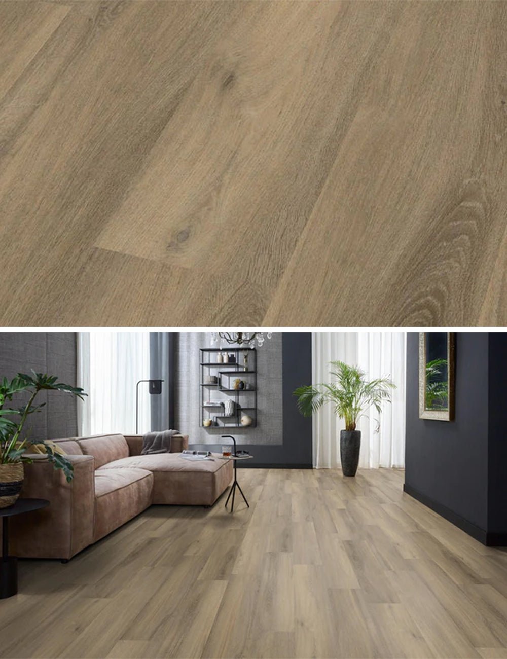 Floorlife Paddington Smoky 4502 Dryback PVC Straight Strips - Solza.fr