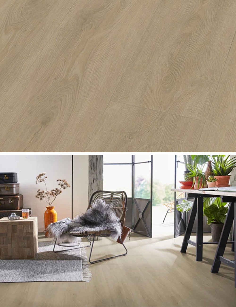 Floorlife Parramatta Beige 1559 Dryback PVC - Solza.fr