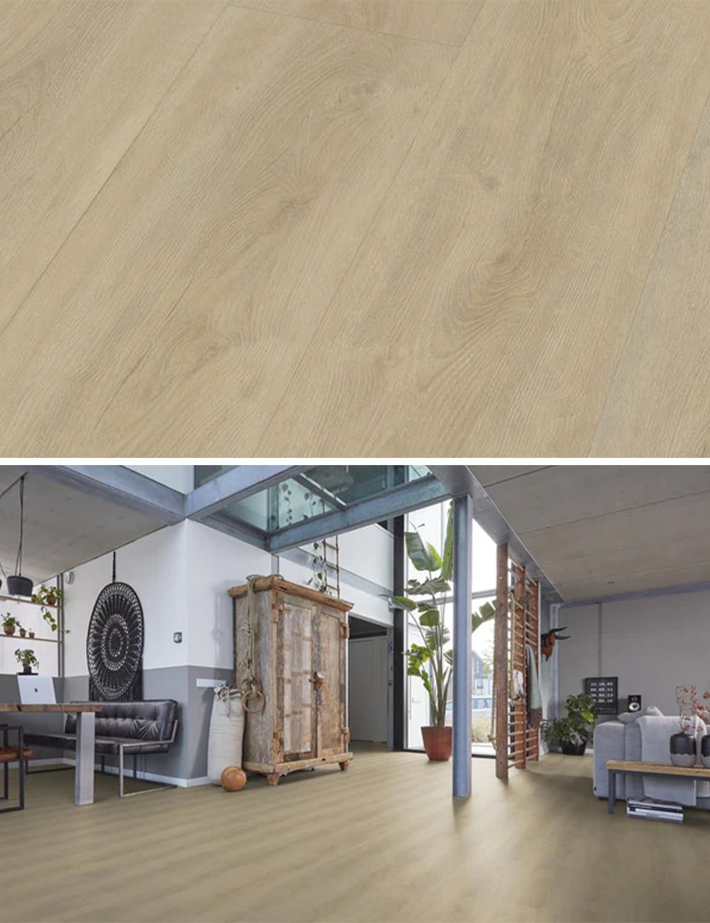 Floorlife Parramatta Light Natural 1558 Dryback PVC - Solza.fr