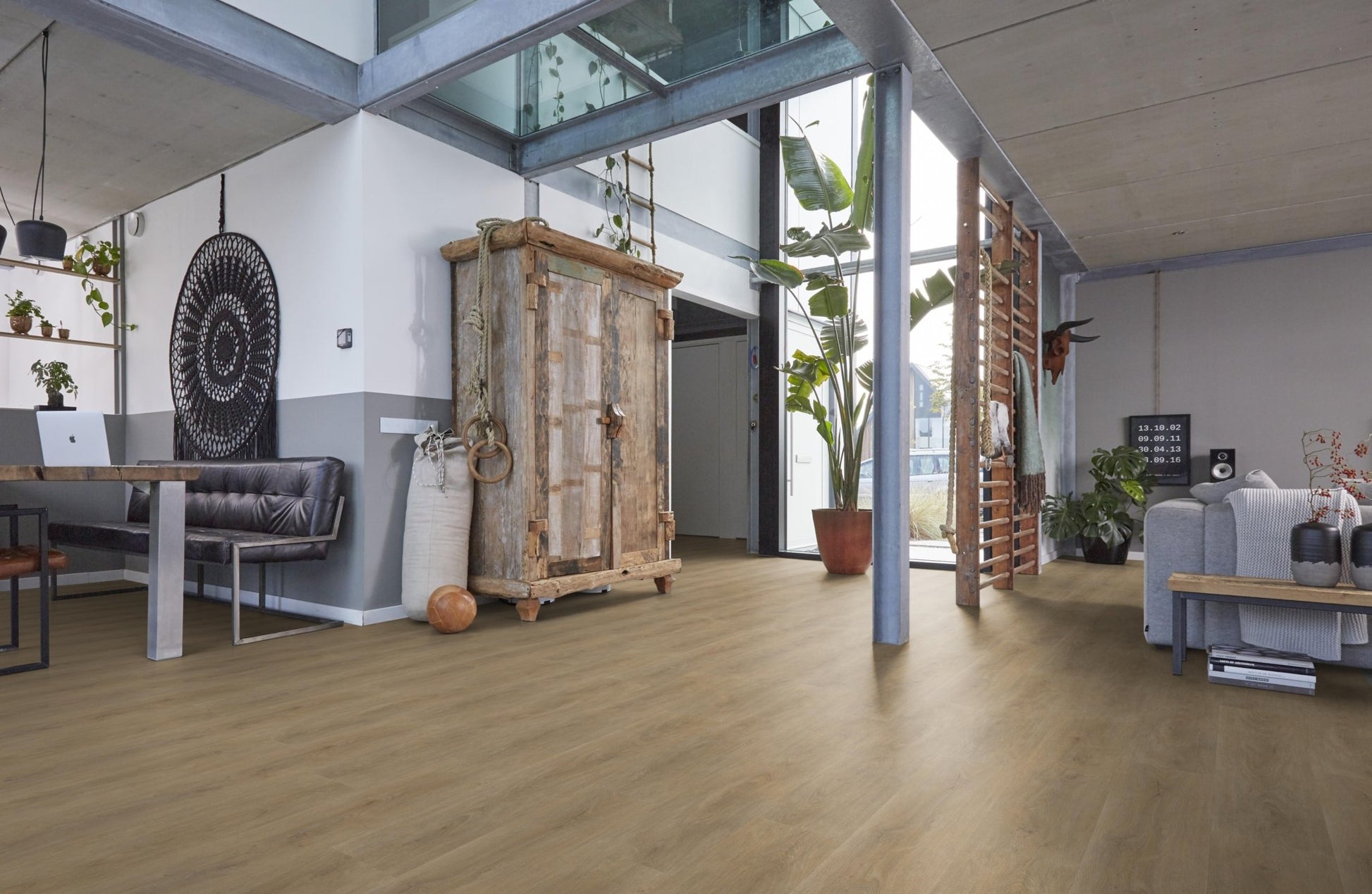 Floorlife Parramatta Natural Oak 1555 Dryback PVC Rechte Stroken - Solza.nl