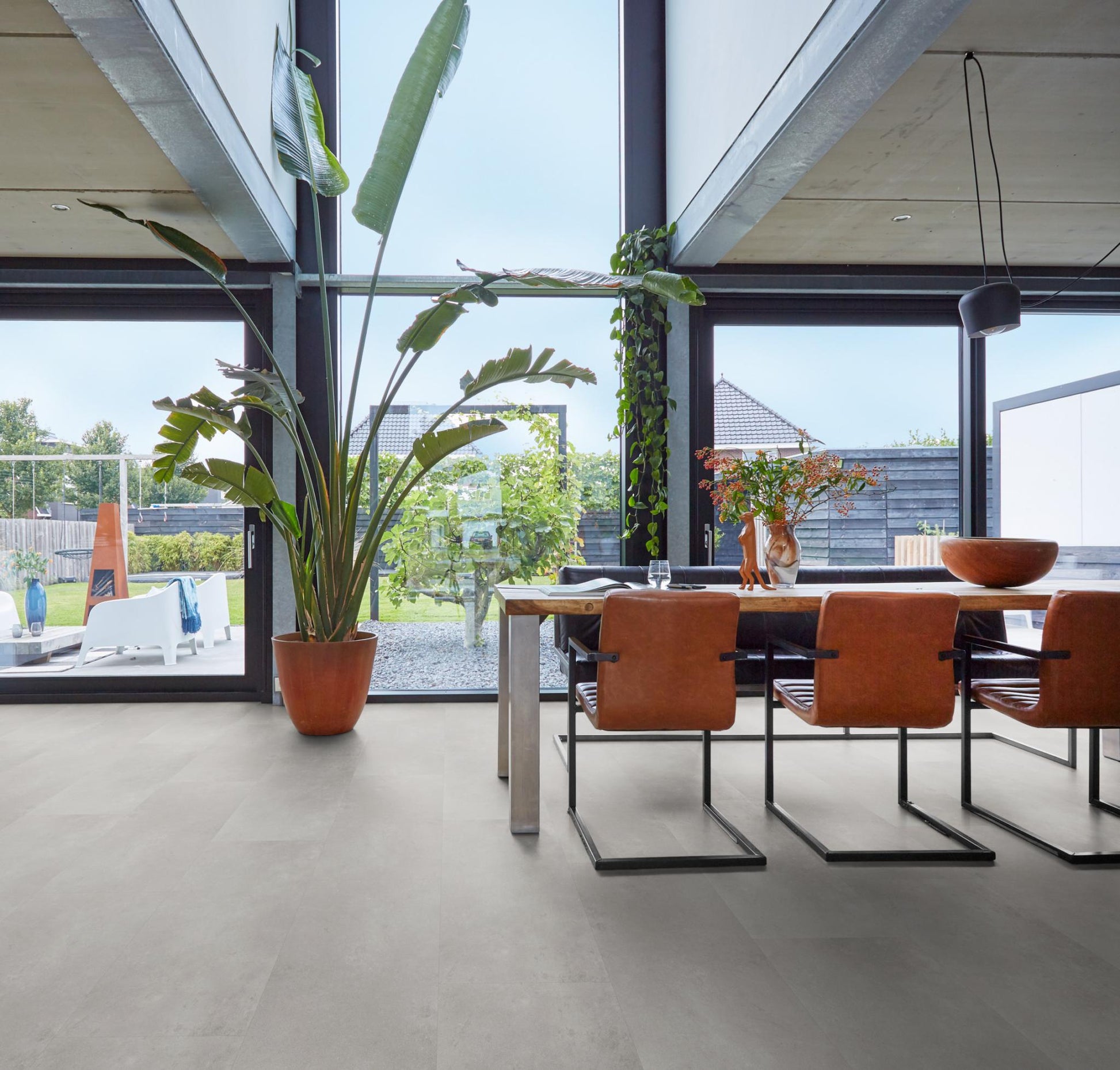 Floorlife Southwark Grey 4113 Tegel Dryback PVC - 91.4 x 45.7 cm - Solza.nl