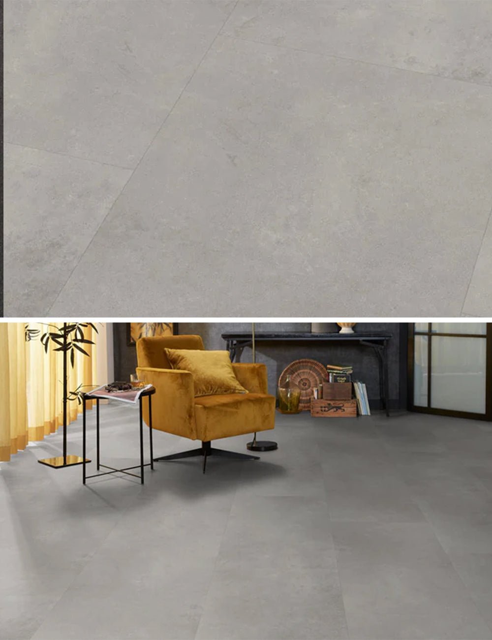 Floorlife Southwark Grey 4113 Tegel Dryback PVC - 91.4 x 45.7 cm - Solza.nl