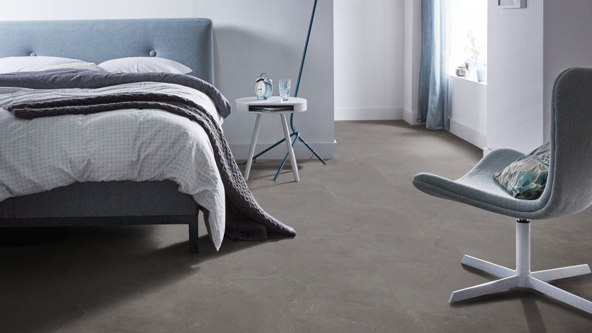 Floorlife Stanmore Dark Grey 3110 Tegel Dryback PVC - 91.4 x 45.7 cm - Solza.nl