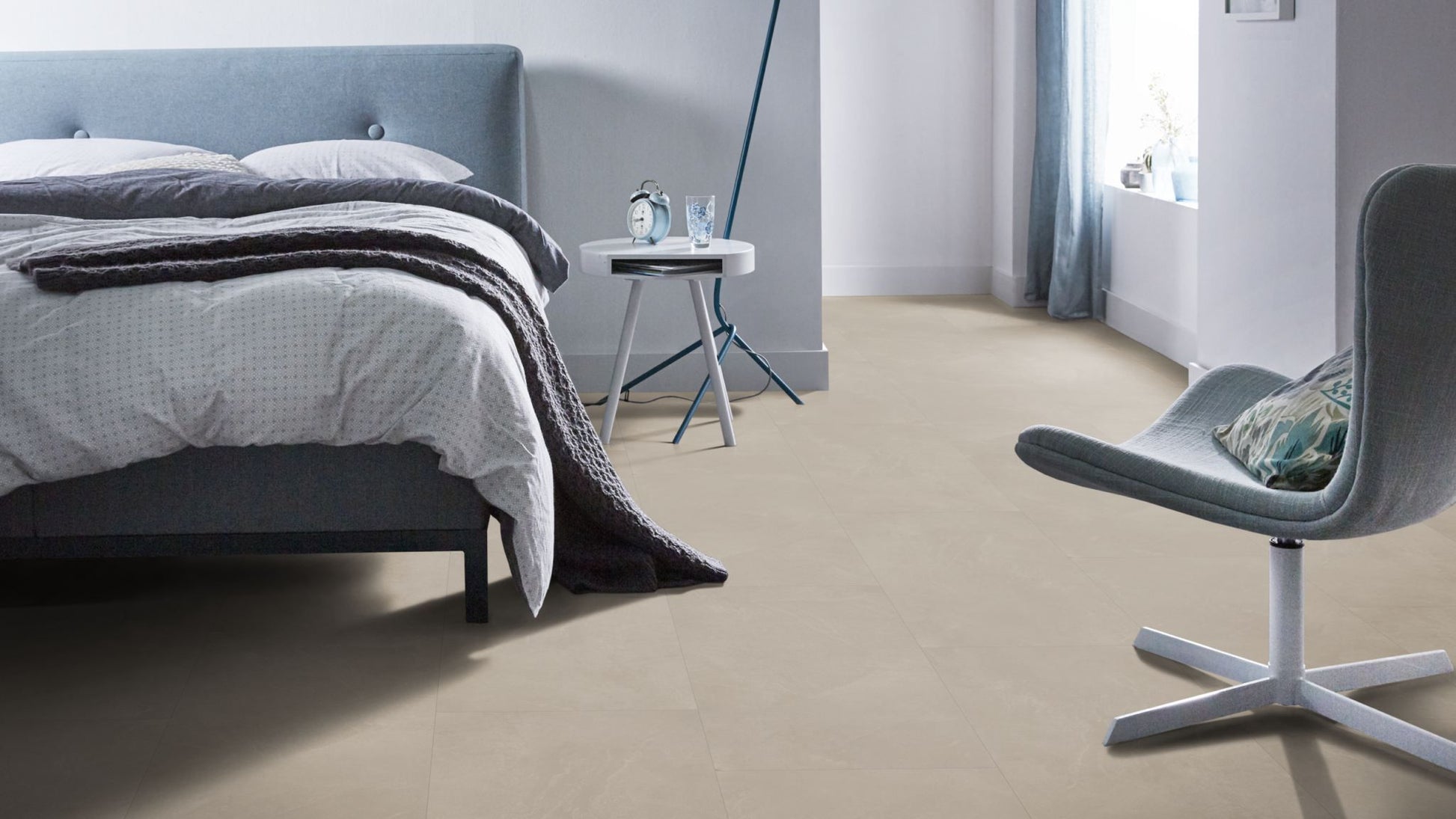 Floorlife Stanmore Warm Beige 3112 Tegel Dryback PVC - 91.4 x 45.7 cm - Solza.nl