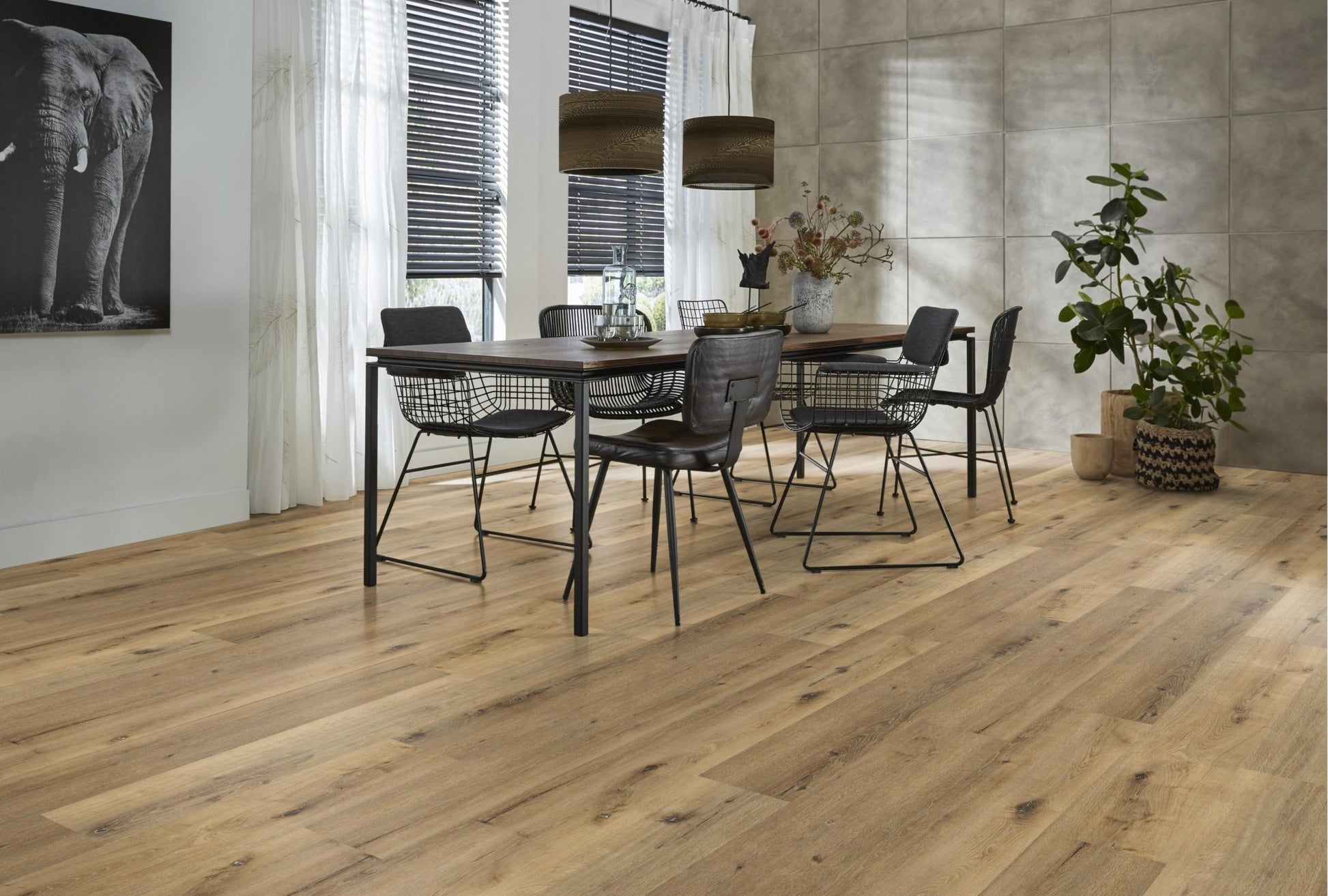 Floorlife Sydney Harbour Dark Oak 1904 Dryback PVC Rechte Stroken - Solza.nl