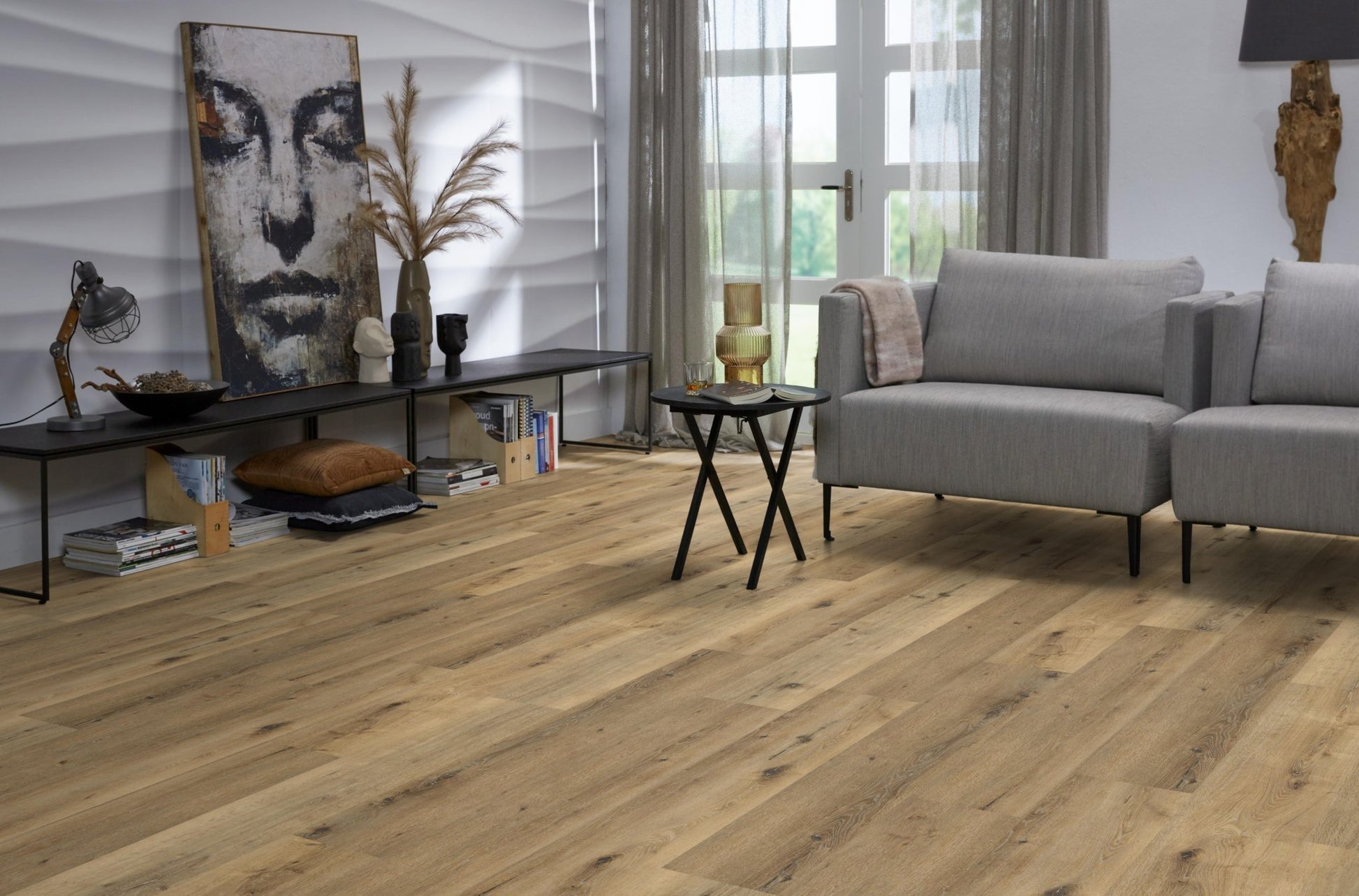 Floorlife Sydney Harbour Dark Oak 1904 Dryback PVC Rechte Stroken - Solza.nl