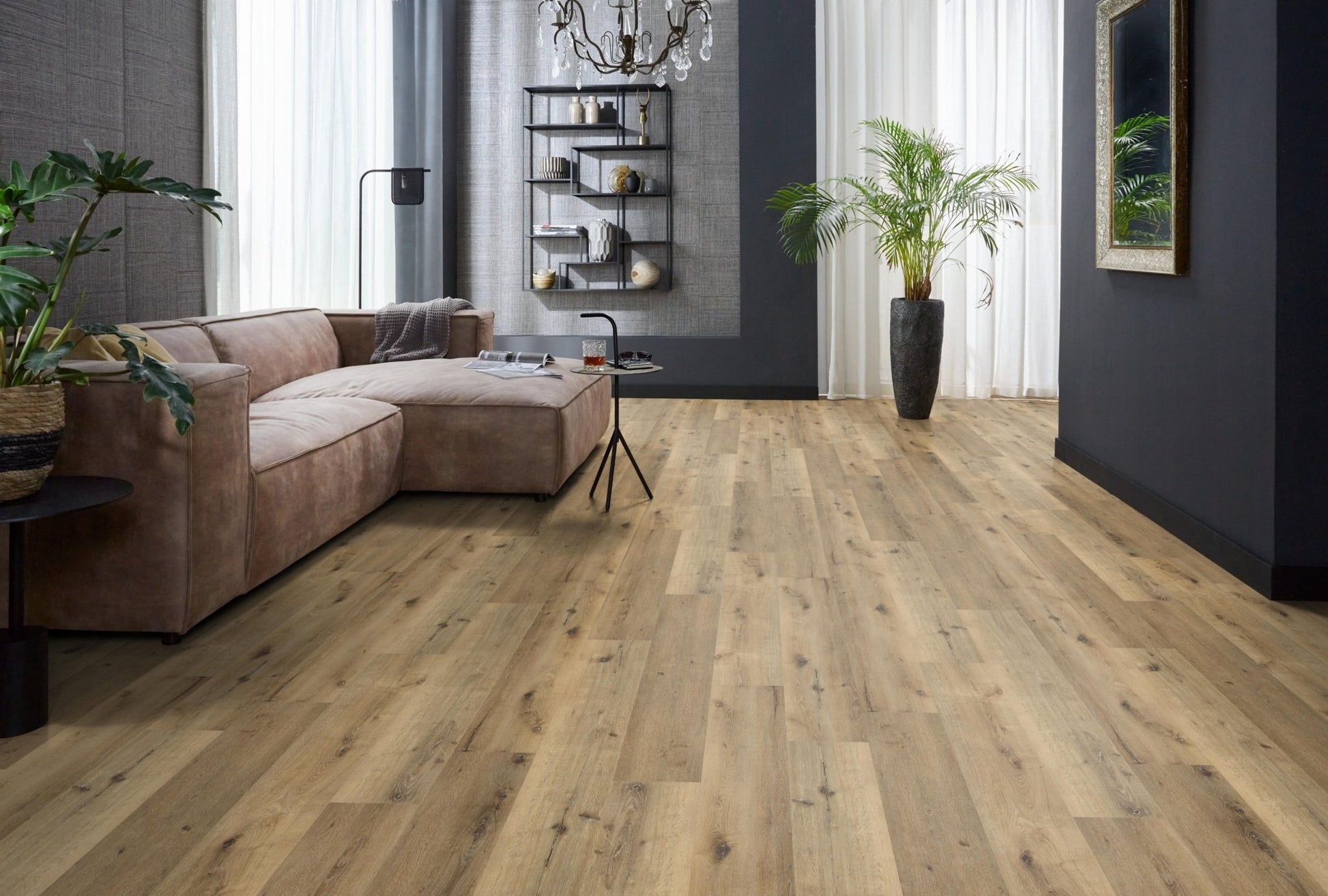 Floorlife Sydney Harbour Dark Oak 1904 Dryback PVC Rechte Stroken - Solza.nl