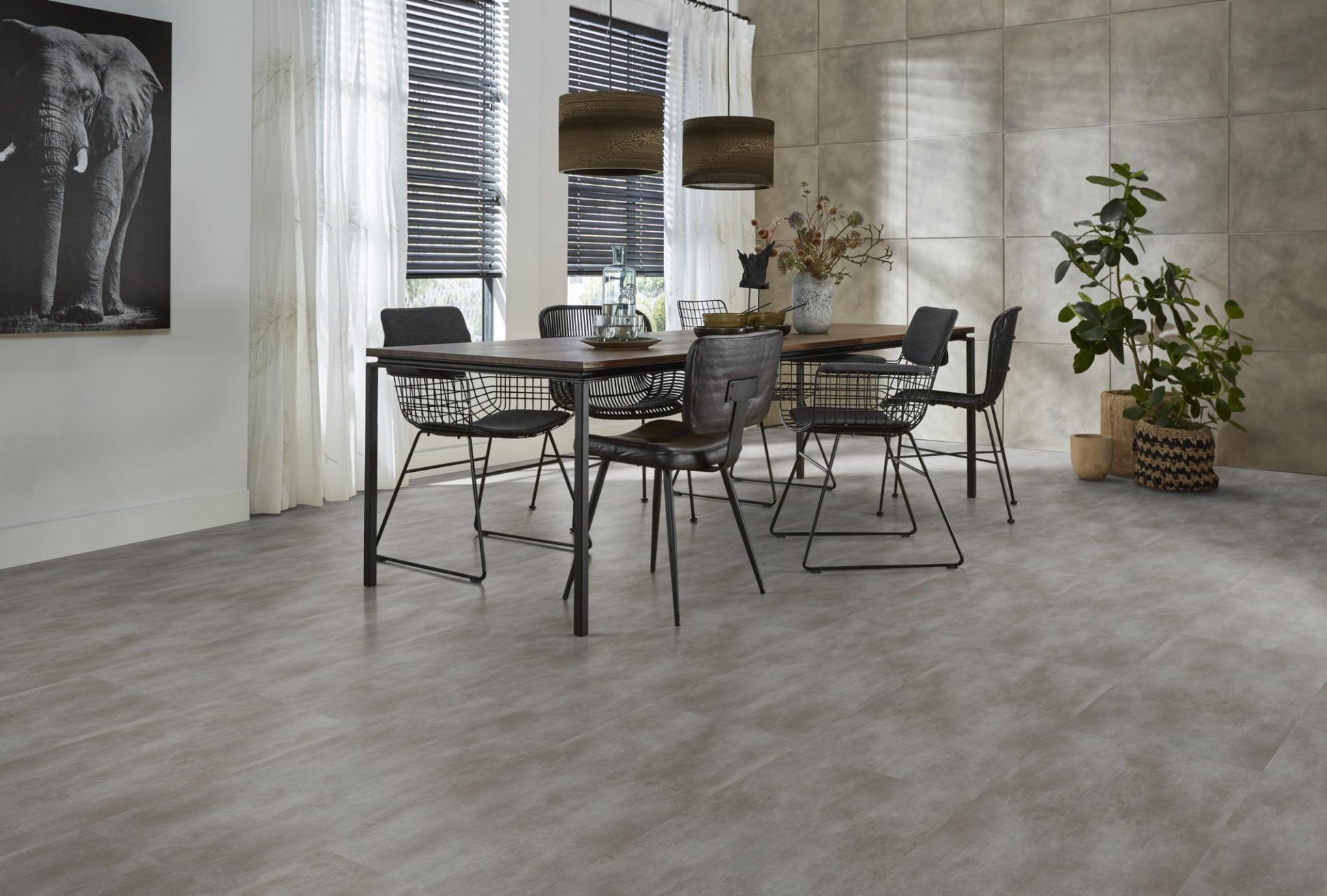 Floorlife The Rocks XL Blue Grey 2117 Tegel Dryback PVC - Solza.nl