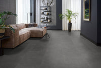 Floorlife Victoria Anthracite 5213 Tegel Dryback PVC - Zwarte PVC Vloertegel 61x61 cm - Solza.nl