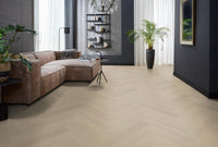 Floorlife Visgraat Click PVC YUP Fulham Herringbone Beige 2613 SRC - Solza.nl