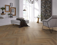 Floorlife Visgraat Click PVC YUP Leyton Herringbone Natural Oak 2822 SRC - Solza.nl